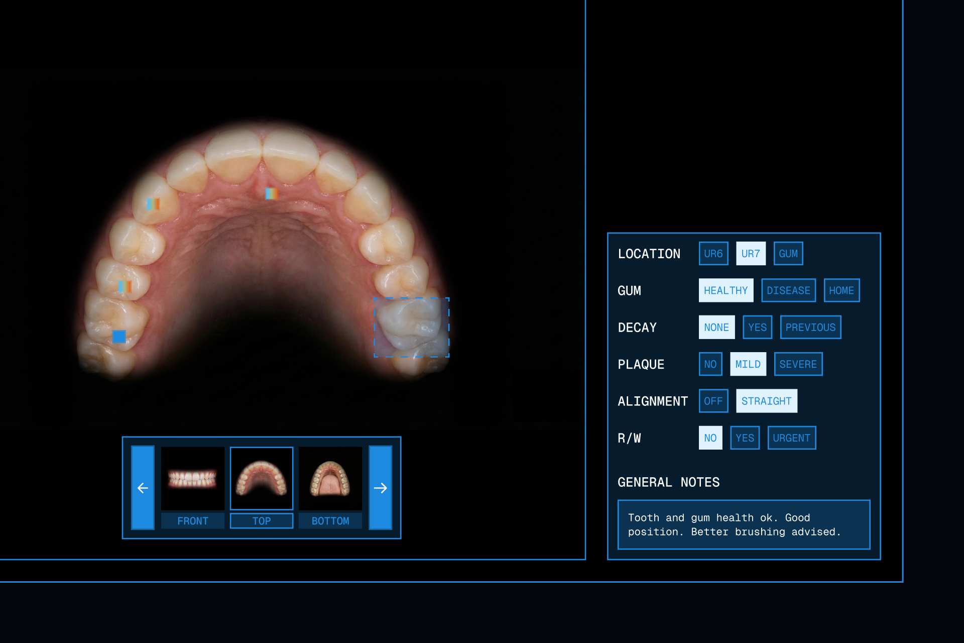 Arcus product interface design showing a dashboard overview